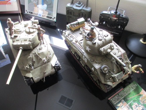 A pair of Shermans