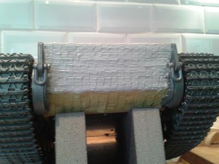 Hoorah! The first plate is finished - only another five to go on the hull, then the turret....jpg