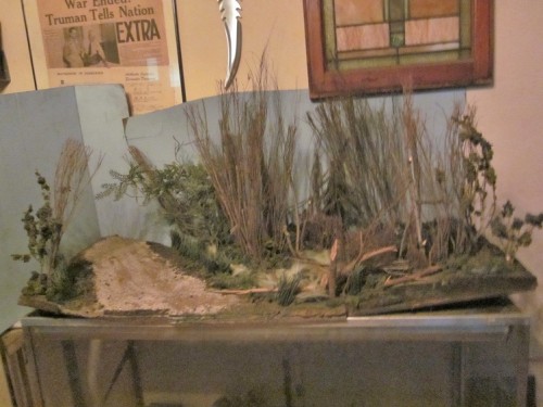 Add the foliage you are going to use and any building. The base pieces can also be raised if you wand more uneven ground so ong as you keep adjoining edges butted together.