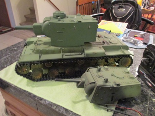Old and new turrets