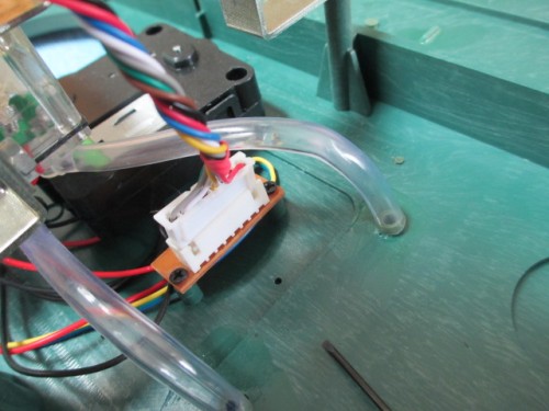 Orientation of the 8 pin connector