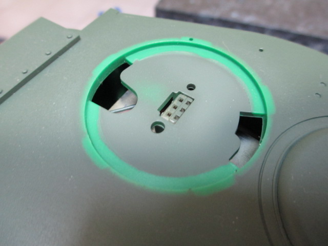 Taigen's plug in for the IR Apple with Pz III cupola removed