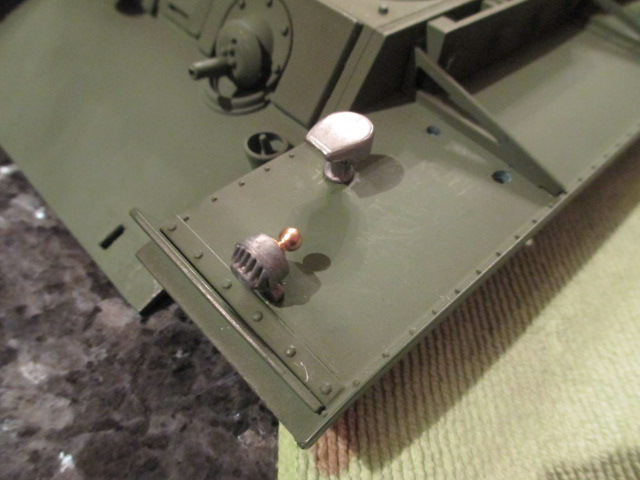 Now to add some fake wiring for appearance sake.
