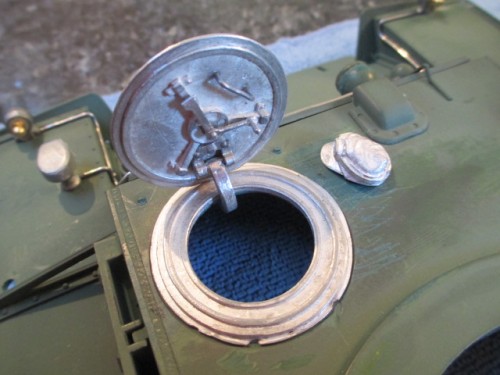 Hatch with interior grab handle added