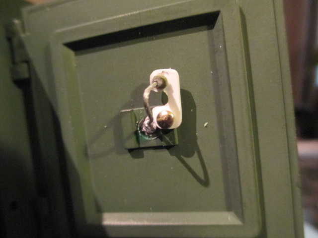 Pistol Port in unlatched position