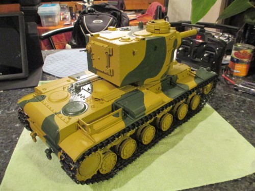 The size of the turret made adjustments to the pattern a necessity.