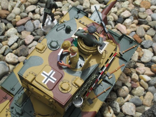 Storch eye view of the turret top