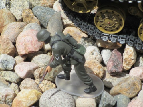 Infantry support in training