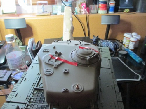 Modern turret with nothing attached