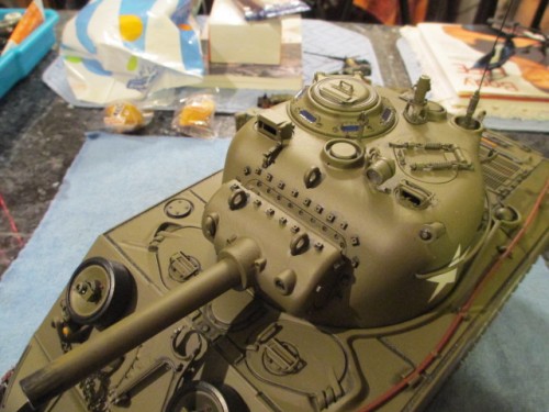 Pinwash on turret