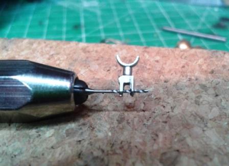 The Schumo barrel cradle was drilled out with a pin vice - fiddly work!.jpg