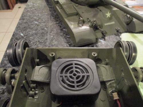 All of the road wheels, suspension components and bogies can be reused with the exception of the idlers.  They are worn out at the arms and need replacing.
