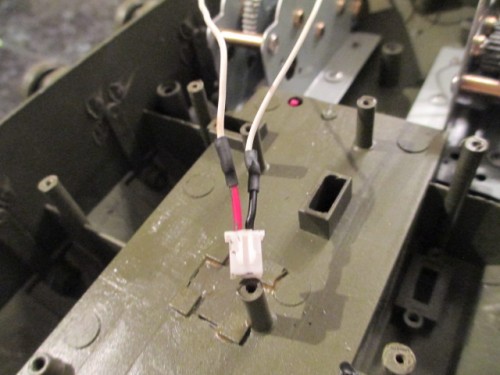 Added a two pin plug to the rear lights after verifying which was hot and which was ground.