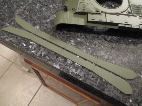 Left over sand shields for a future Sherman build