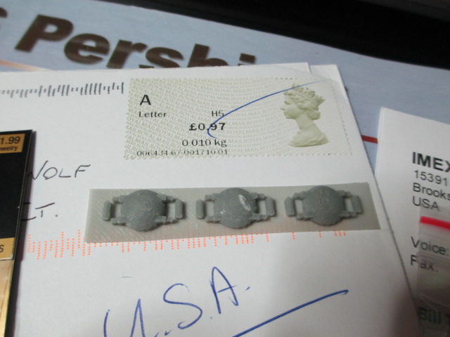 A closeup of printed filler caps and hinges from Woz.  Amazing new technology to benefit from.
