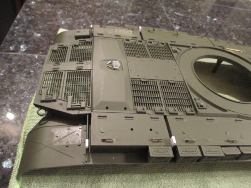 Engine grill stops.  I didn't even know that these were needed until I read through the Squadron Signal Book as neither Tamiya nor Heng Long added them.