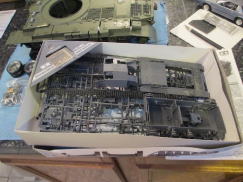 and lastly a partially built Stug which I will be happy to complete.
