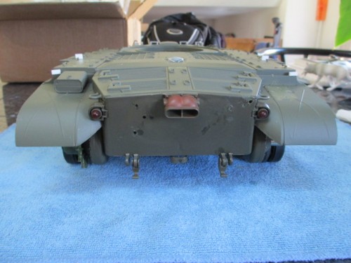 a little saw and sand was needed on the new rear upper but it resulted in...