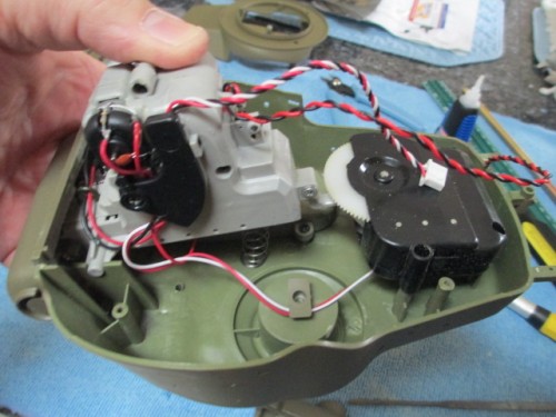 Wire management made from other non used sprue parts