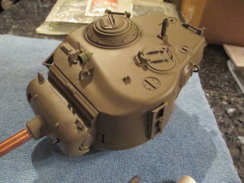 The track mount for the turret will be really sweet with some scale track in it