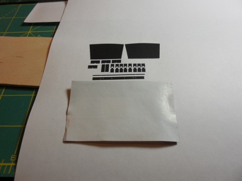 Lining up the magazine paper
