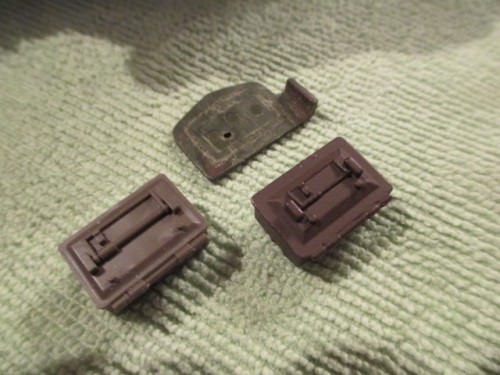 The scribing blade was called on again to separate the HL phone box from the backing plate so I could use the better detailed Tamiya one.