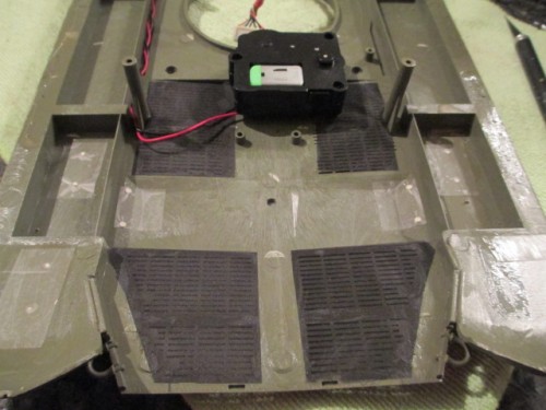 Another Tamiya feature, grill screens