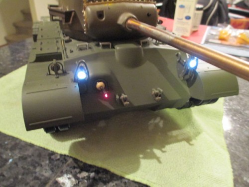 Closeup of the bow MG