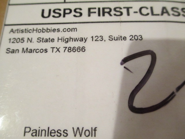 Quick delivery from Artistic Hobbies