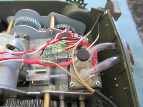 Clean wiring and mounted with two screws.