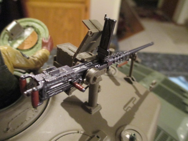 Tamiya puts a lot of working detail into their .50 cal.
