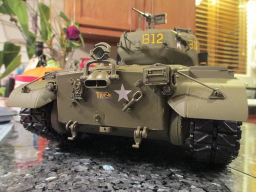 Rear plate is cleaning up nicely.  Just the tow cable and weathering to add here.