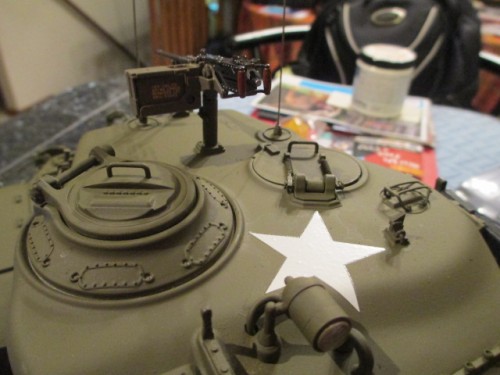 Turret top detail