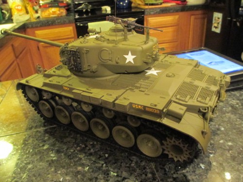 Cleaned up as good as any Tamiya Pershing that I have seen.
