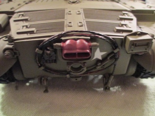 Rust applied to the exhaust