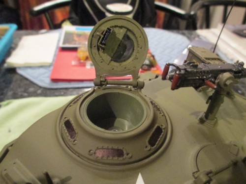 Another view of the persicope lens and vision blocks