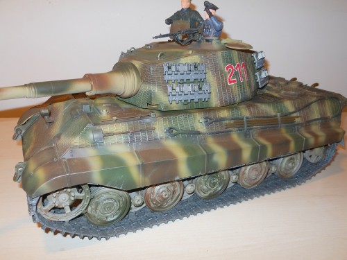 Factory paint job. I have to repaint the barrel and mantlet to match