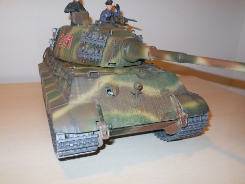 Tamiya metal KT barrel and Mantlet, as well as Impact KT tracks.