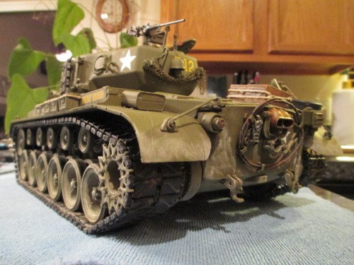 Another view of fender and rear plate weathering