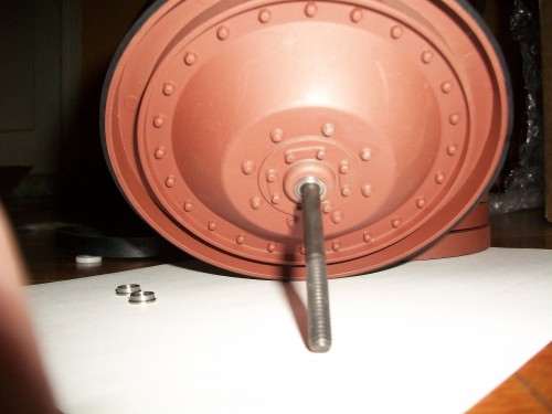 Jagdpanther wheel with axle bolt