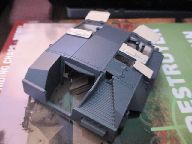 Casemate is complete including the underside, Mg40s, spotting scope and mount and radio.
