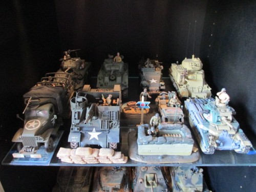 Second shelf is Allied Medium Armor and Recon