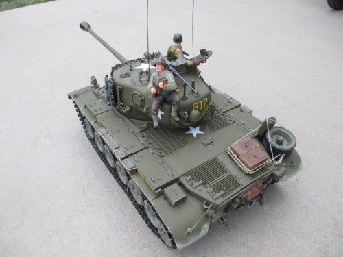 Tank rider is heading to town