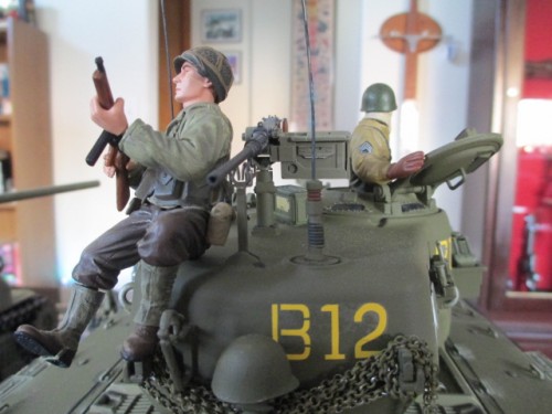 From the back of the turret