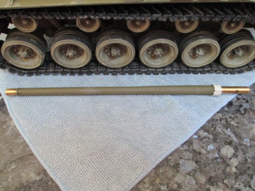 One off airgun barrel salvaged from the  wreck