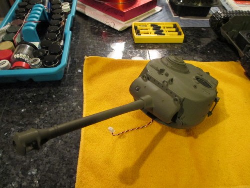 Turret off of a 2.4GHz tank