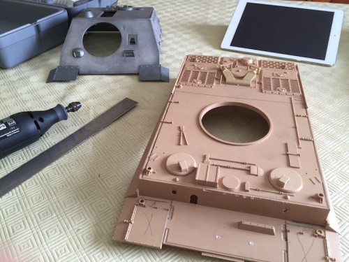 Plastic Tiger 1 Tp Ready for Conversion (aka Hacking to bits)
