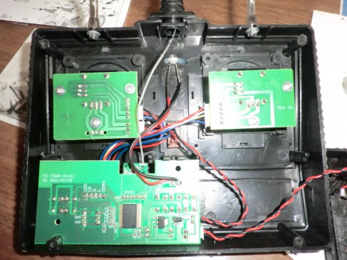 Inside the first model 2.4Ghz Tx (has recently been updated to a better model)