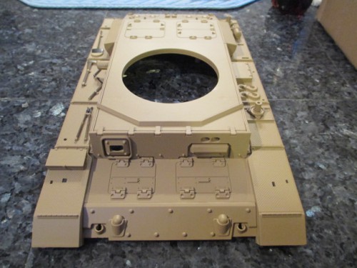 Tauchpanzer upper hull untouched...