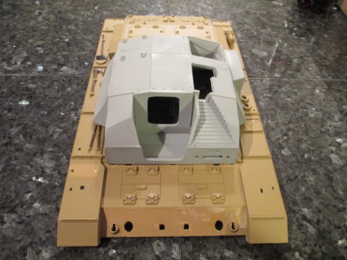 Test fit of the resin is looking really good.